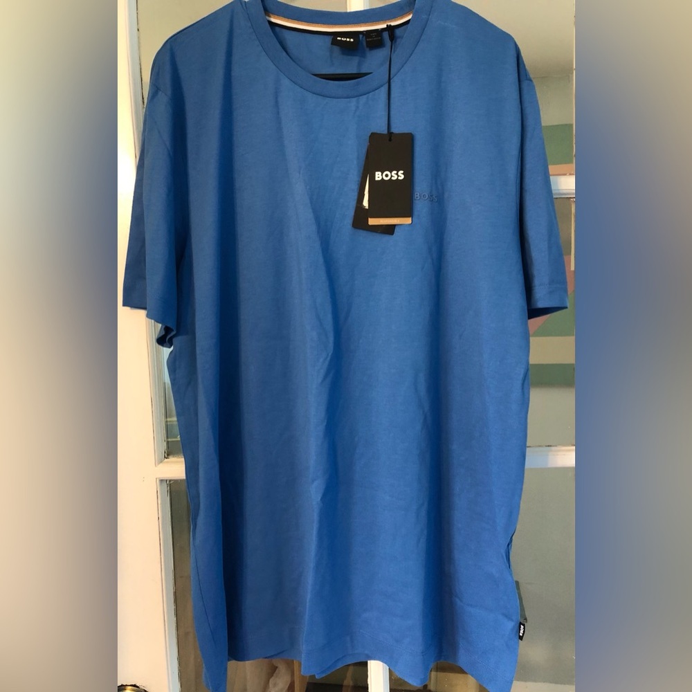 HUGO BOSS Men's Vibrant Blue Tee XXL